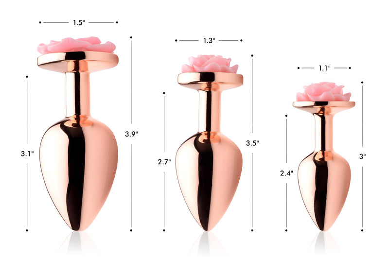 "Pink Rose Gold Anal Plug - Small BTYS-AG855-SML"