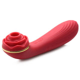 "Bloomgasm Passion Petals 10x Suction Rose Vibrator - Red INM-AG924"