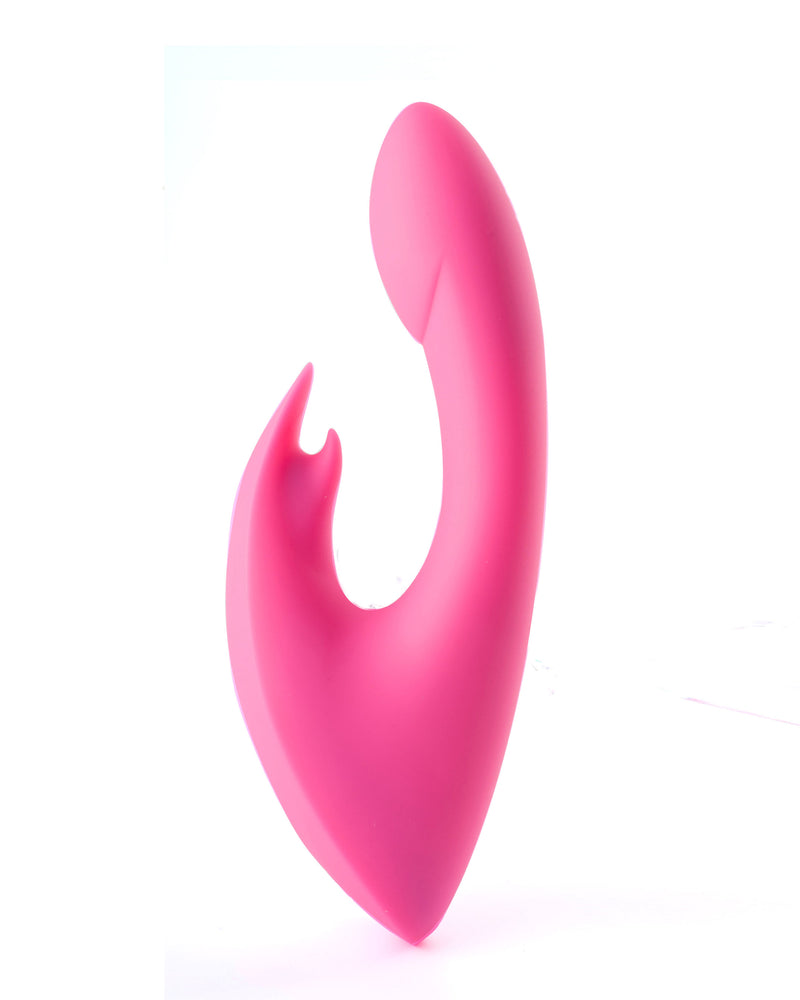 Leah USB Rechargeable Silicone 10-Function Rabbit Vibrator - Pink