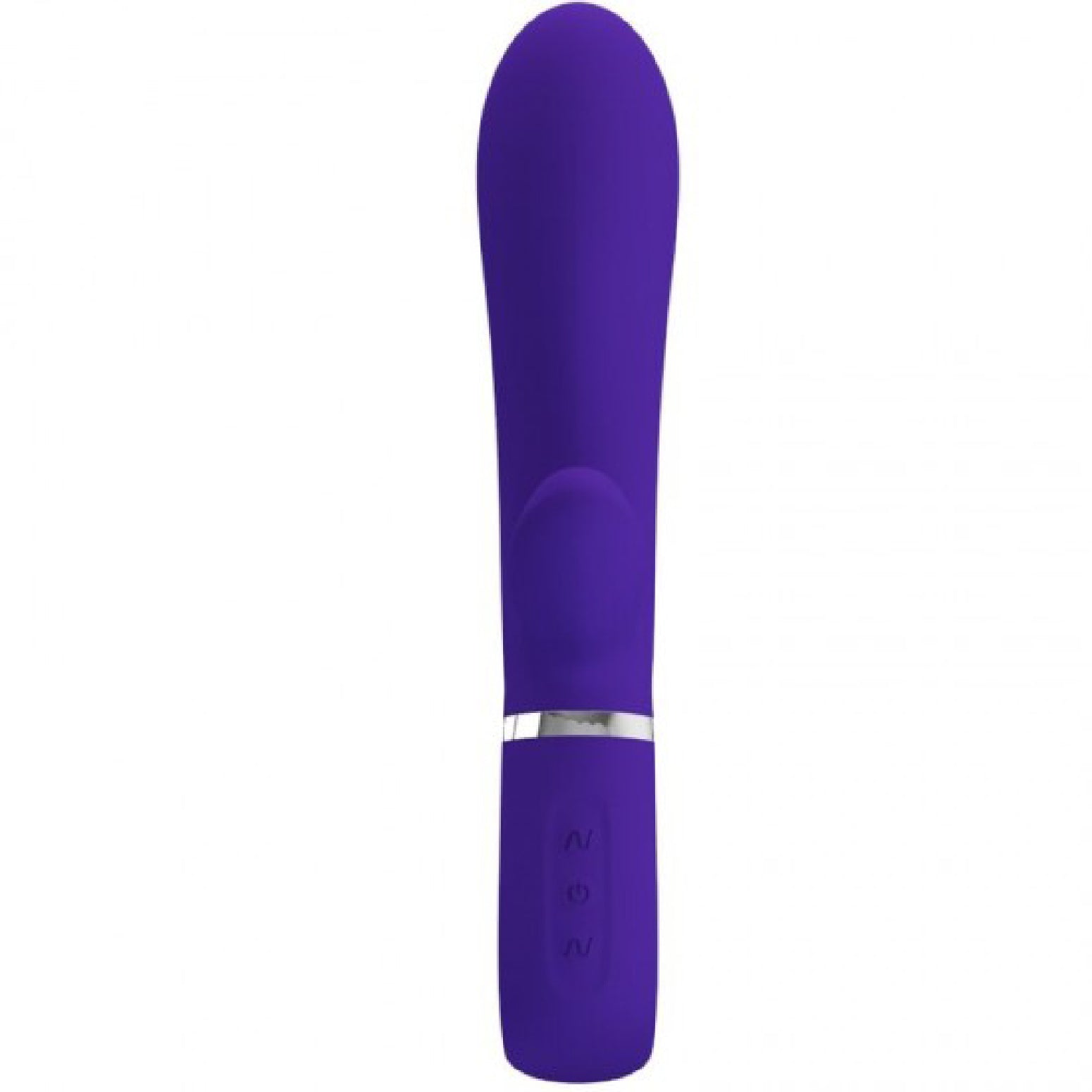 Thomas Super Soft Silicone Rabbit Vibrator - Purple