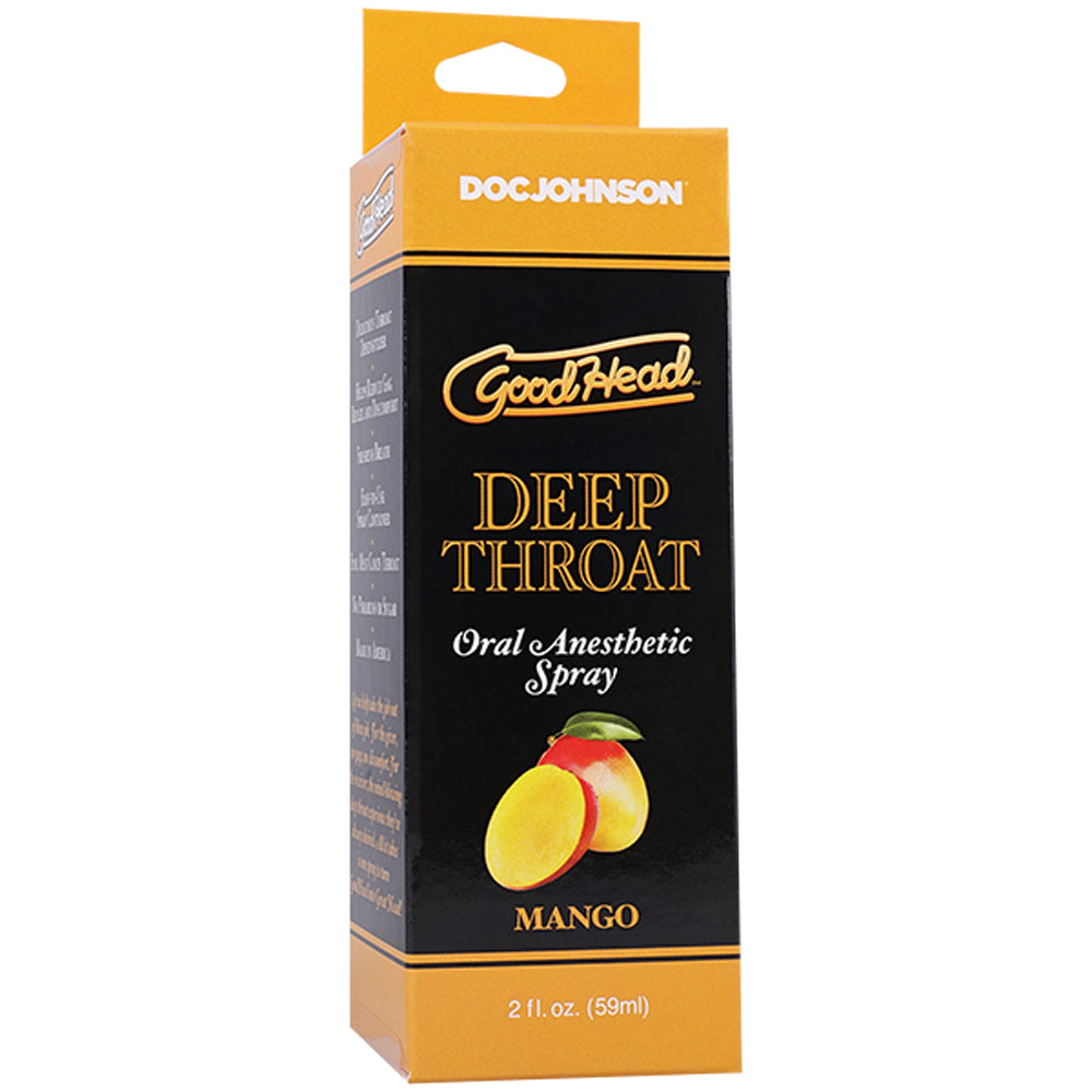 Goodhead Deep Throat Spray Mango 2 Fl Oz