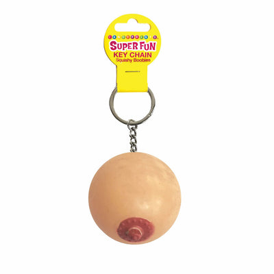 "Super Fun Key Chain, Squishy Boob - Sold in 6pk LG-CP1179"