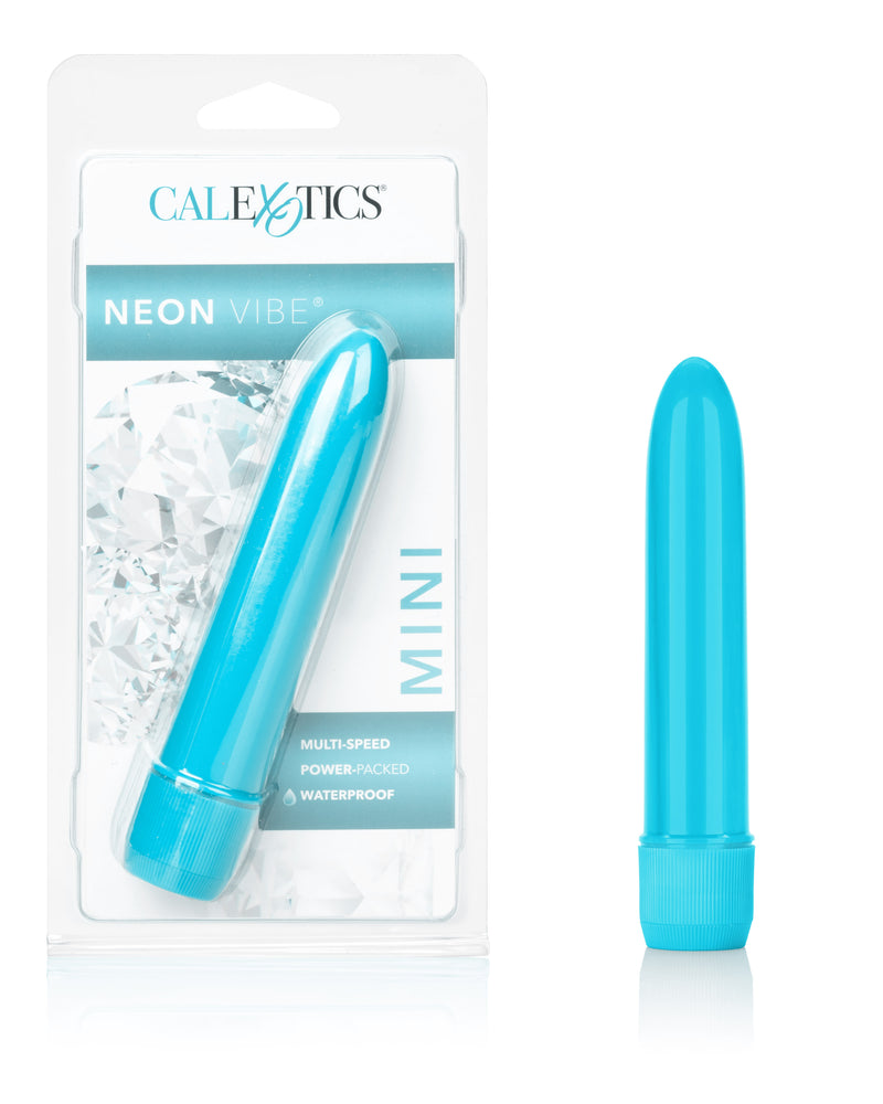 "Mini Neon Multi-Speed Vibe 4.5 Inches - Blue SE0542122"
