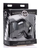 "Master Series Detained - Black Restrictive Chastity Cage MS-AF255"