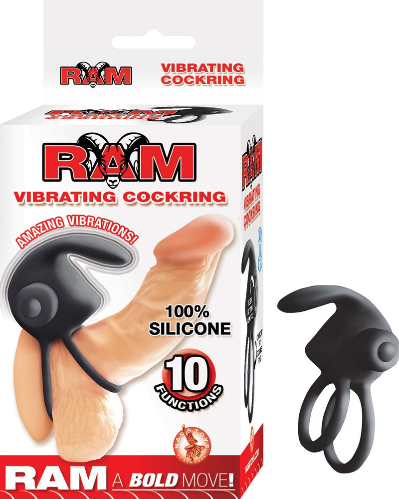 "Ram Vibrating Cockring - Black NW2812-1"