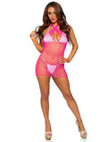 Summer Dreamz Net Mini Dress - One Size - Pink