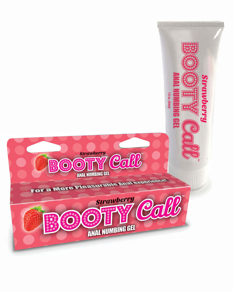 "Booty Call - Anal Numbing Gel 1.5 Oz - Strawberry LG-BT313"