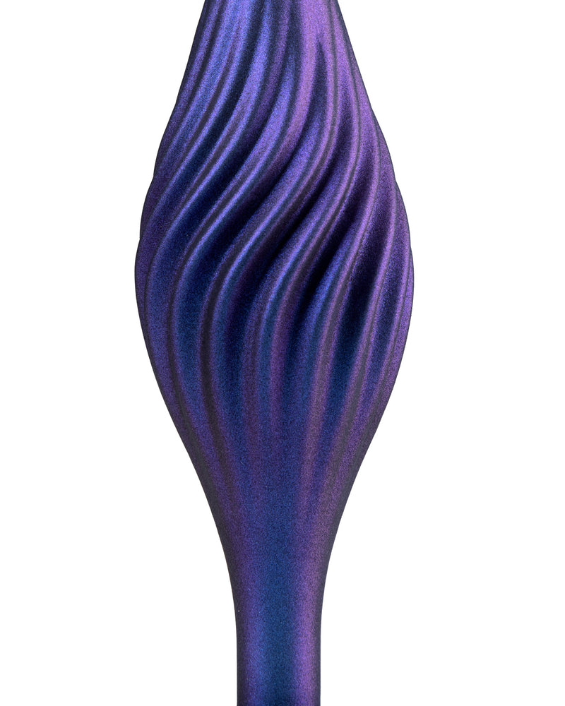 Anal Adventures Matrix - Swirling Bling Plug - Sapphire