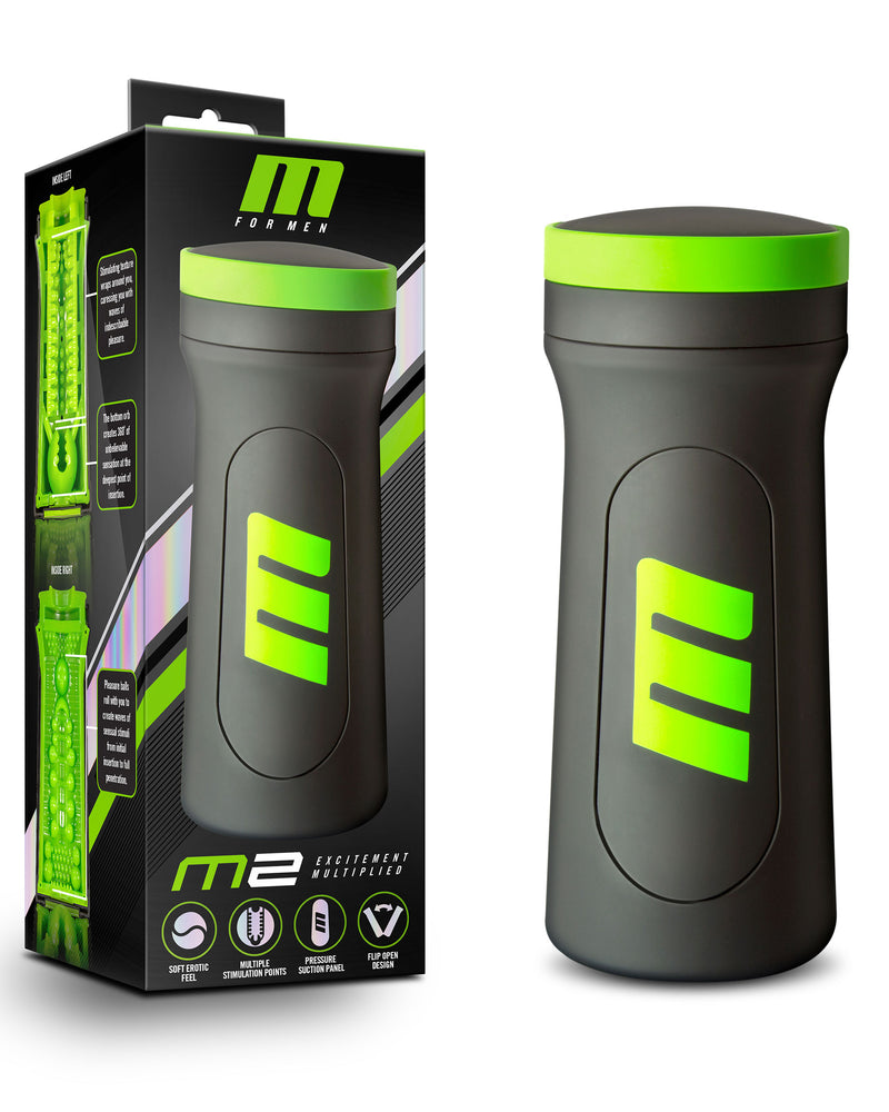 M for Men - M2 - Male Masturbator Cup - Black