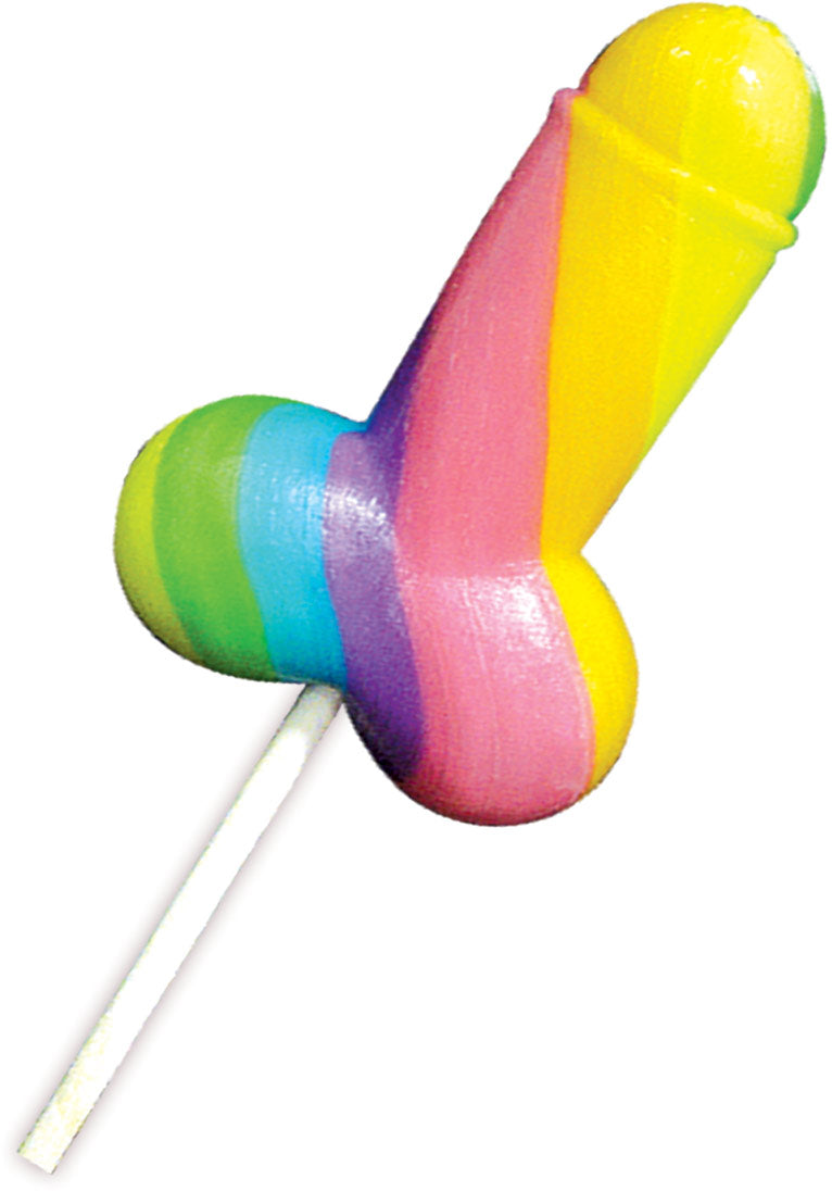 Display Rainbow Cock-Pop 12 Pieces