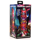 "Larva Silicone Ovipositor Dildo With Eggs - Multicolor CC-AH195-MUL"