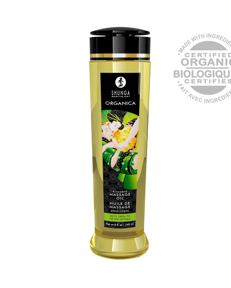 Organica Massage Oils - Green Tea - 8 Fl. Oz.