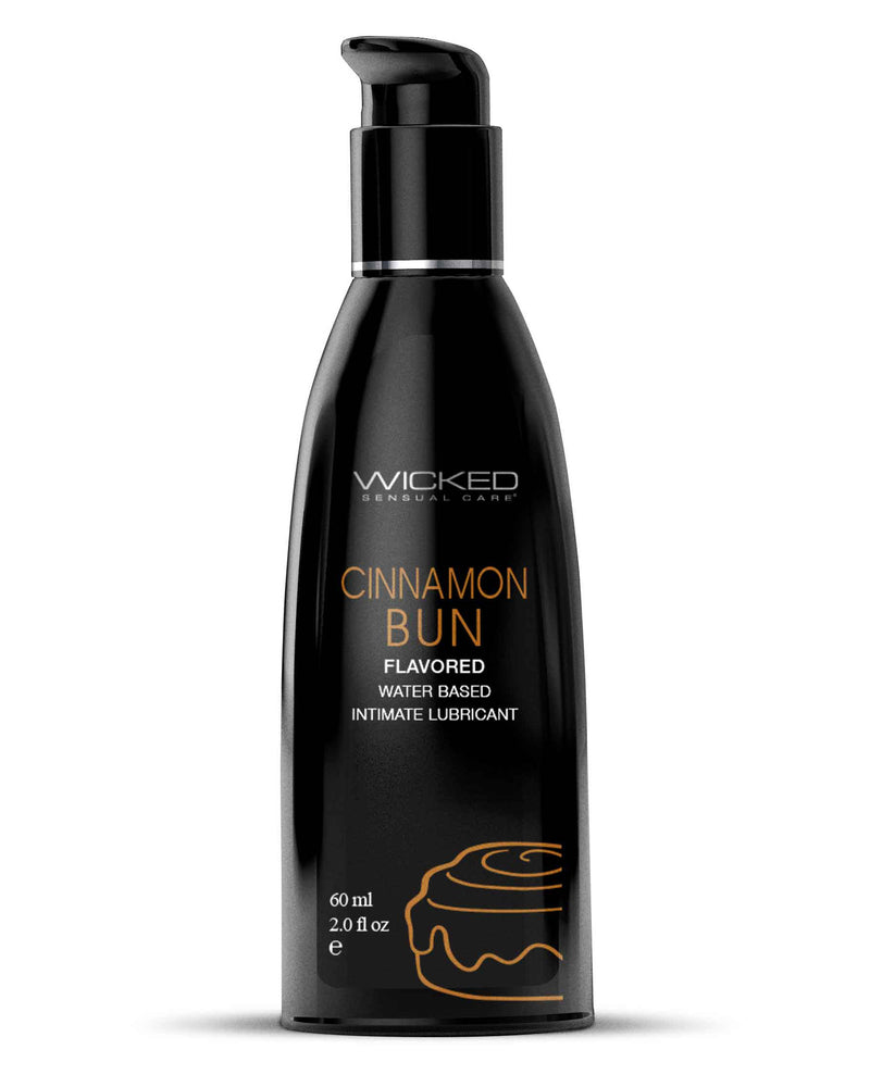 "Aqua Cinnamon Bun Flavored Water Based Intimate Lubricant - 2 Fl. Oz. WS-90342"