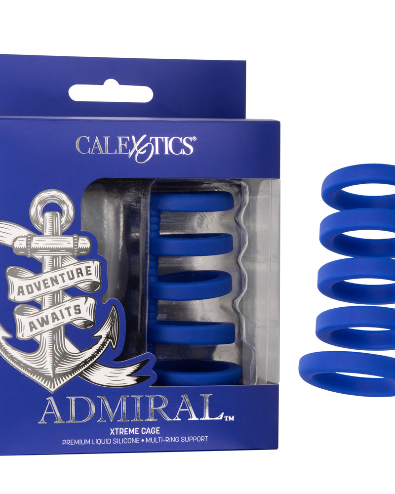 Admiral Xtreme Cock Cage- Blue