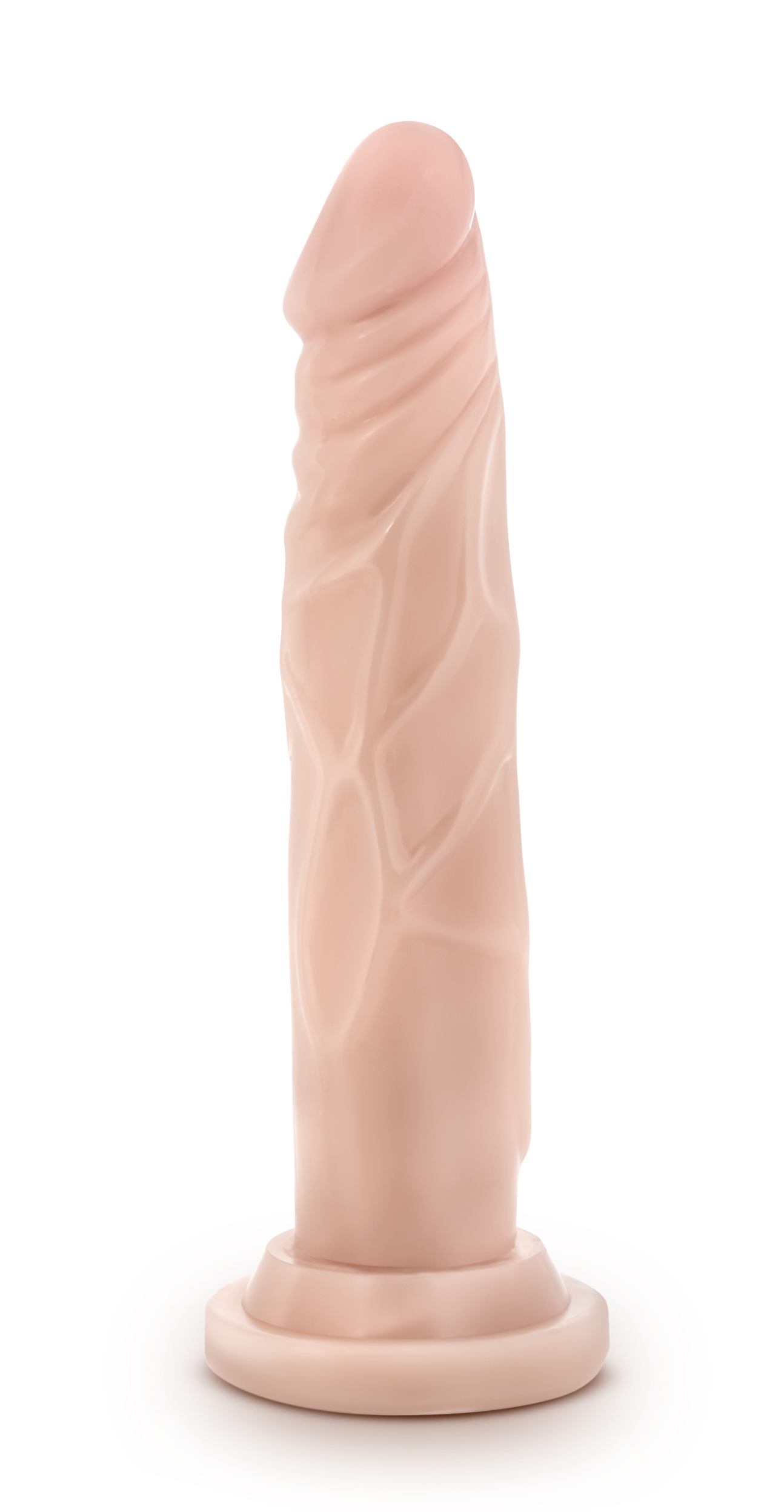 Dr. Skin Silicone - Dr. Carter - 7 Inch Dong With Suction Cup - Vanilla