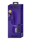 "Prescott Super Soft Rabbit Silicone Vibrator - Purple BI-014635-3"