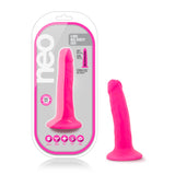 "Neo - 5.5 Inch Dual Density Cock - Neon Pink BL-59500"