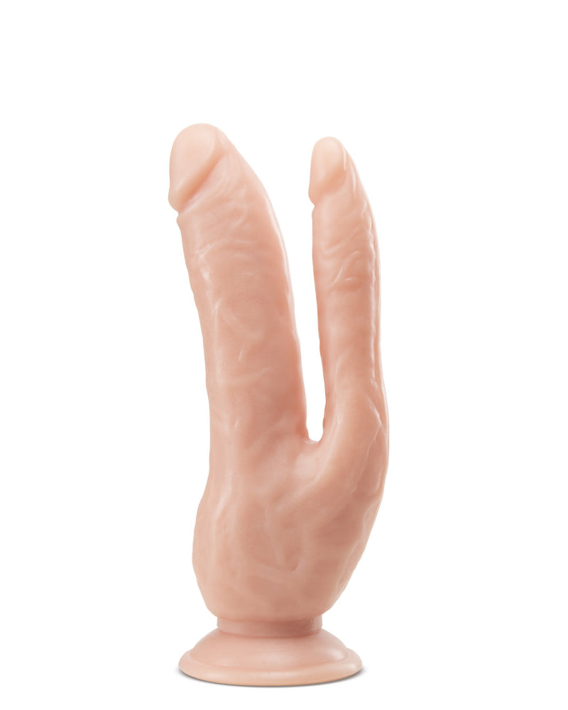 "Dr. Skin - 8 Inch Dp Cock - Vanilla BL-25103"