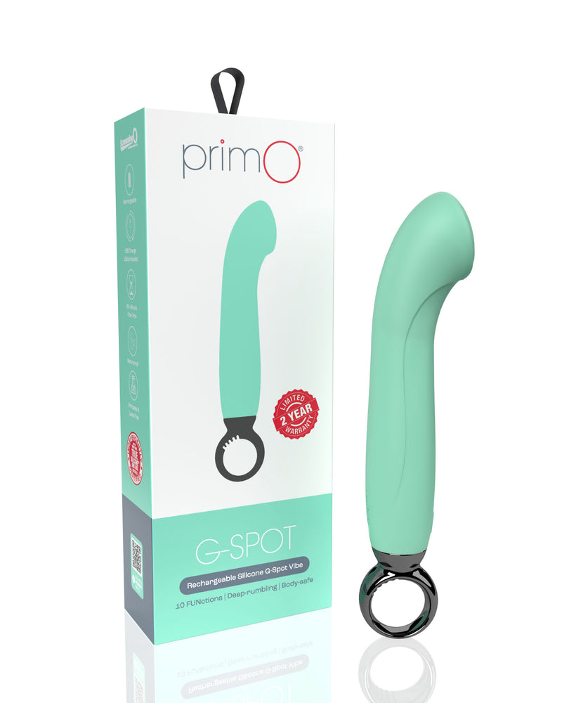 "Primo G-Spot Rechargeable Vibrator - Kiwi AP3-KW"