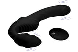 Pro Rider 9x Vibrating Silicone Strapless Strap on With Remote Control