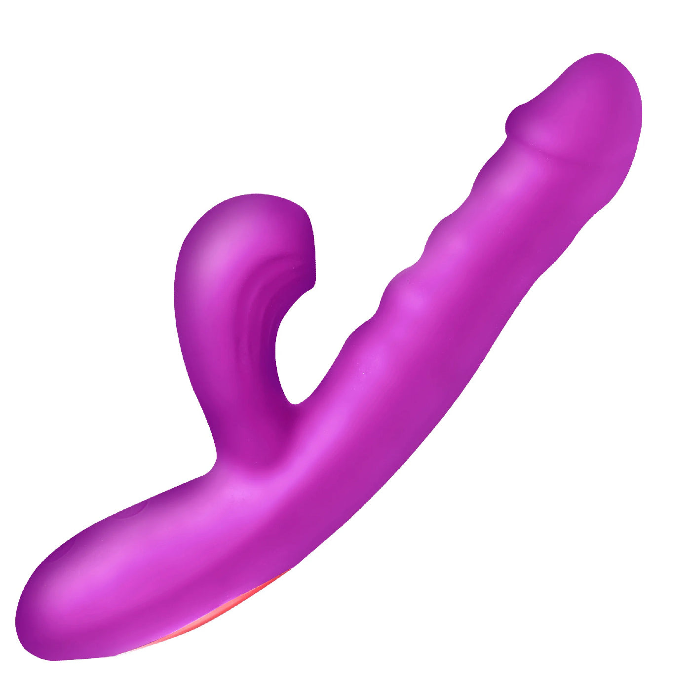 Thrust Wave Thrusting and Sucking Rabbit Vibrator - Purple