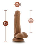 Dr. Skin - Dr. Jeffrey - 6.5 Inch Dildo With Balls - Tan