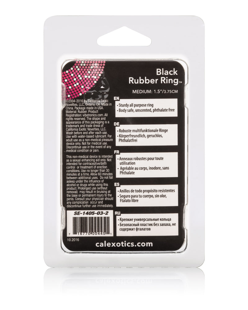 Rubber Ring - Medium - Black