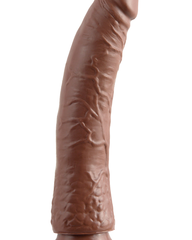 "Basix Rubber Works - Slim 7 Inch With Suction Cup - Brown PD4223-29"