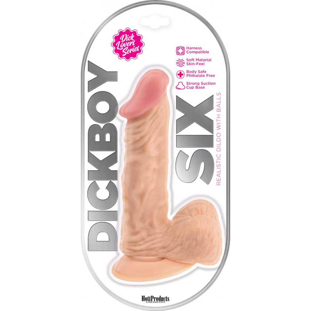 "Dick Boy 6 Inch Dildo - Flesh HTP3310"