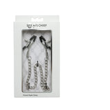 "Sex and Mischief Chained Nipple Clamps SS100-89"