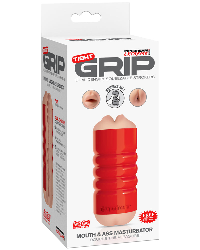 "Pipedream Extreme Tight Grip Mouth and Ass Masturbator PDRD282-15"