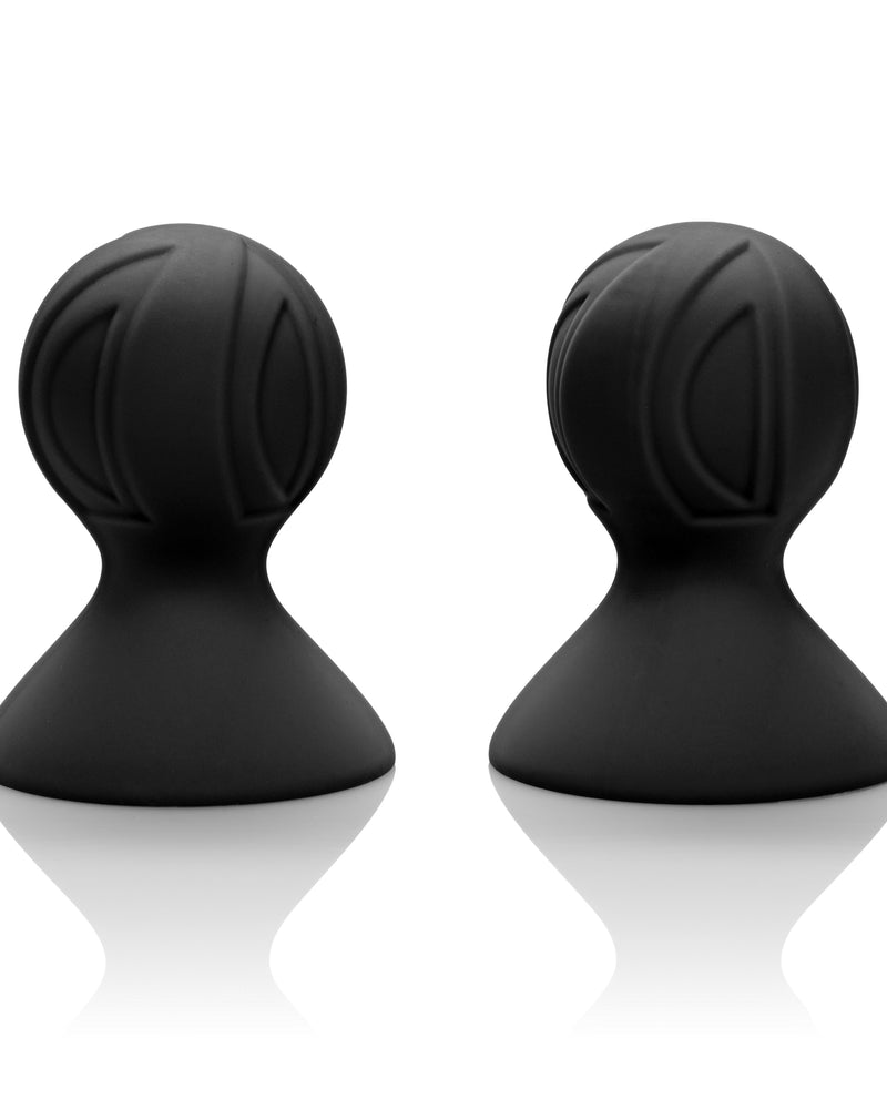 Nipple Play Silicone Pro Nipple Suckers - Black