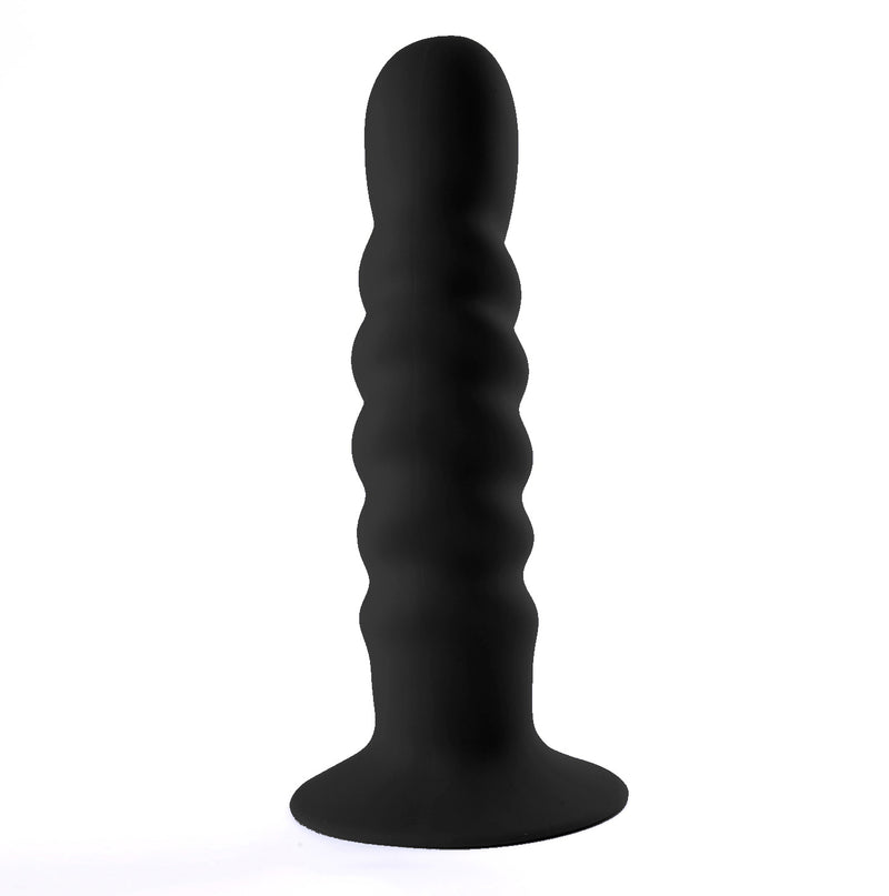 "Kendall Silicone Dong Swirled Satin Finish - Black MT2503-BK1"