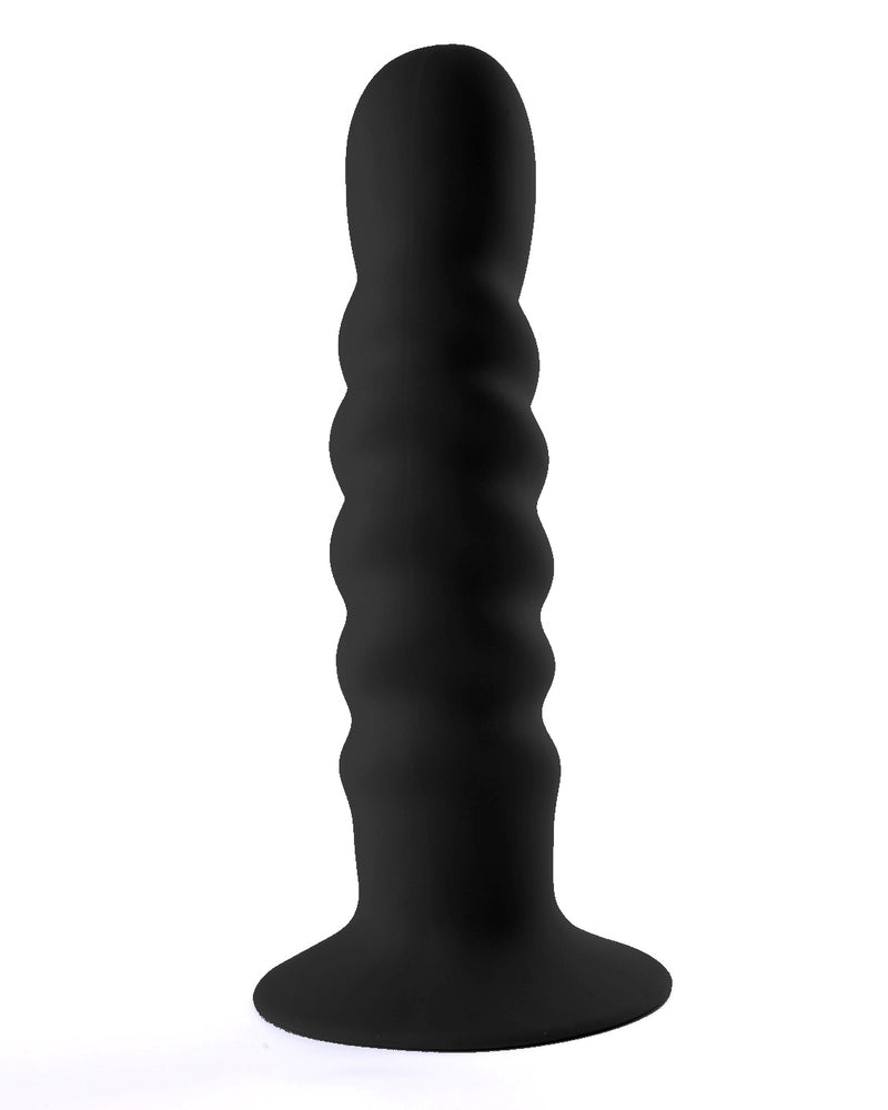 "Kendall Silicone Dong Swirled Satin Finish - Black MT2503-BK1"