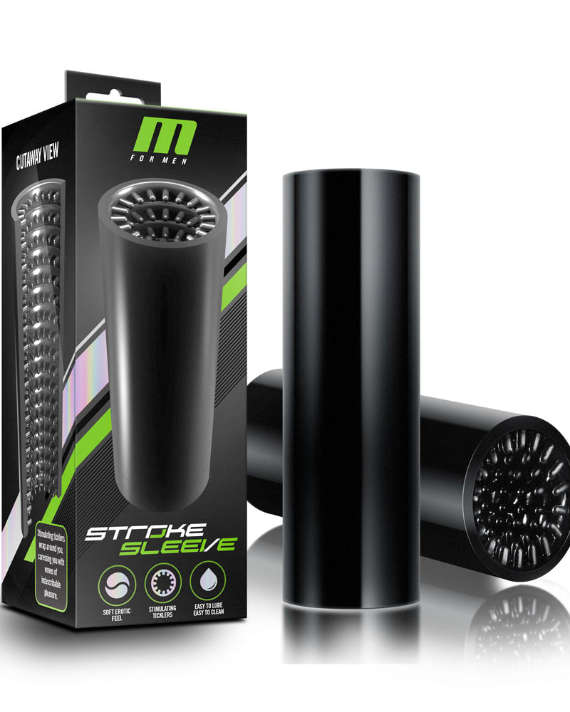 "M for Men - Stroke Sleeve - Black BL-20105"
