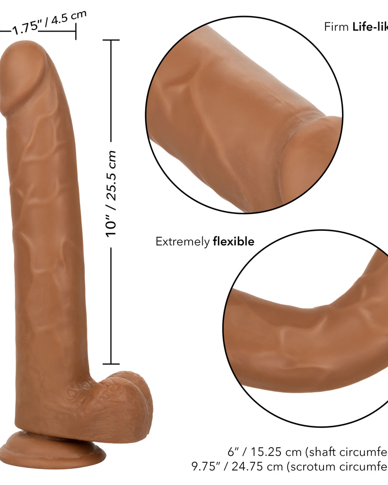 "Size Queen 10 inch/25.5 Cm - Brown SE0262552"