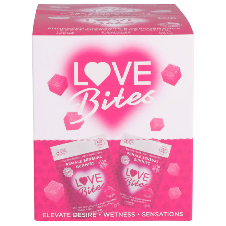 Love Bites - Female Sensual Gummies - 12 Pack