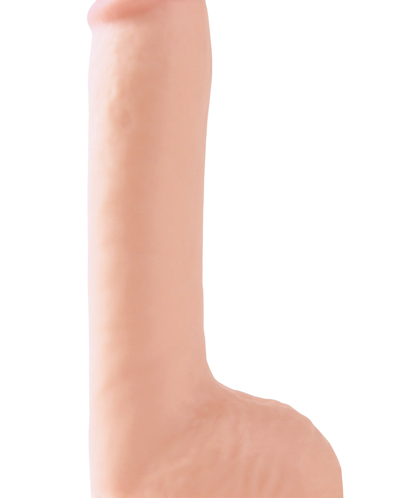 "Basix Rubber Works 8 Inch Dong With Suction Cup - Flesh PD4229-21"