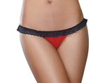 Panty - Medium - Red/ Black