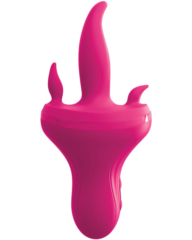 Threesome Holey Trinity Triple Tongue Vibrator - Pink