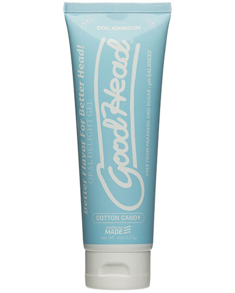 Goodhead - Oral Delight Gel - 4 Oz Tube - Cotton Candy