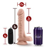 Dr. Skin - Dr. James - 9 Inch Vibrating Cock With Suction Cup - Vanilla