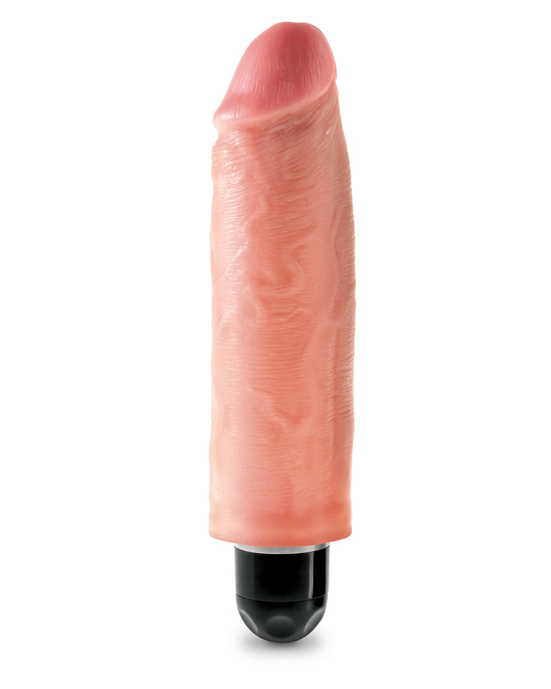 "King Cock 6 Inch Vibrating Stiffy - Light PD5521-21"