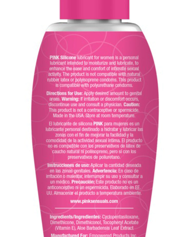 "Pink - Silicone Lubricant - 2.8 Oz / 80 ml PNK-2.8"