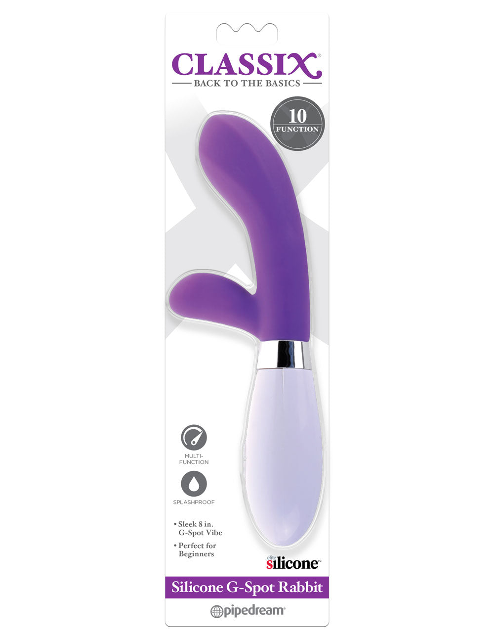 Silicone G-Spot Rabbit - Purple