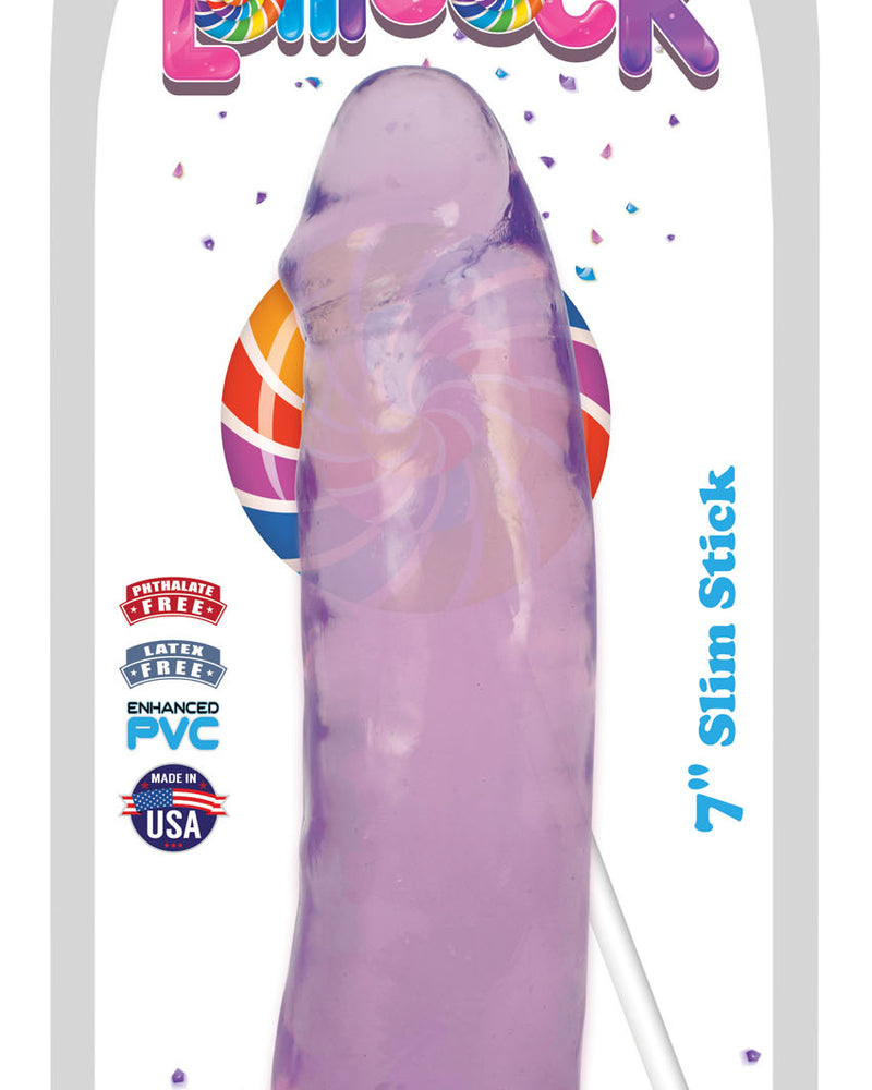 "Lollicock 7 Inch Slim Stick - Grape Ice CN-14-0506-51"