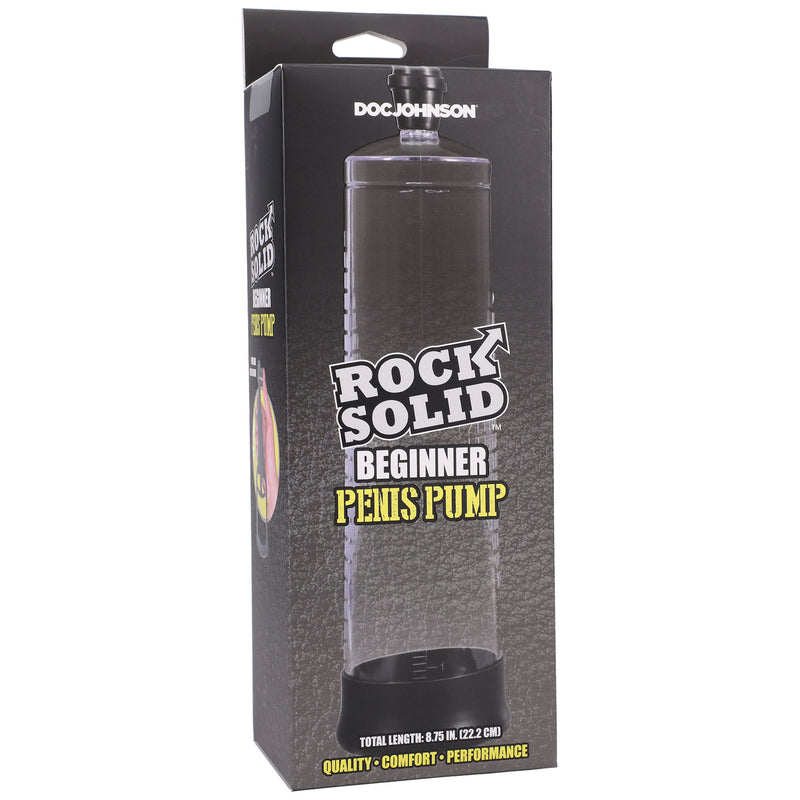 "Rock Solid - Beginner Penis Pump - Black/clear DJ3705-02-BX"