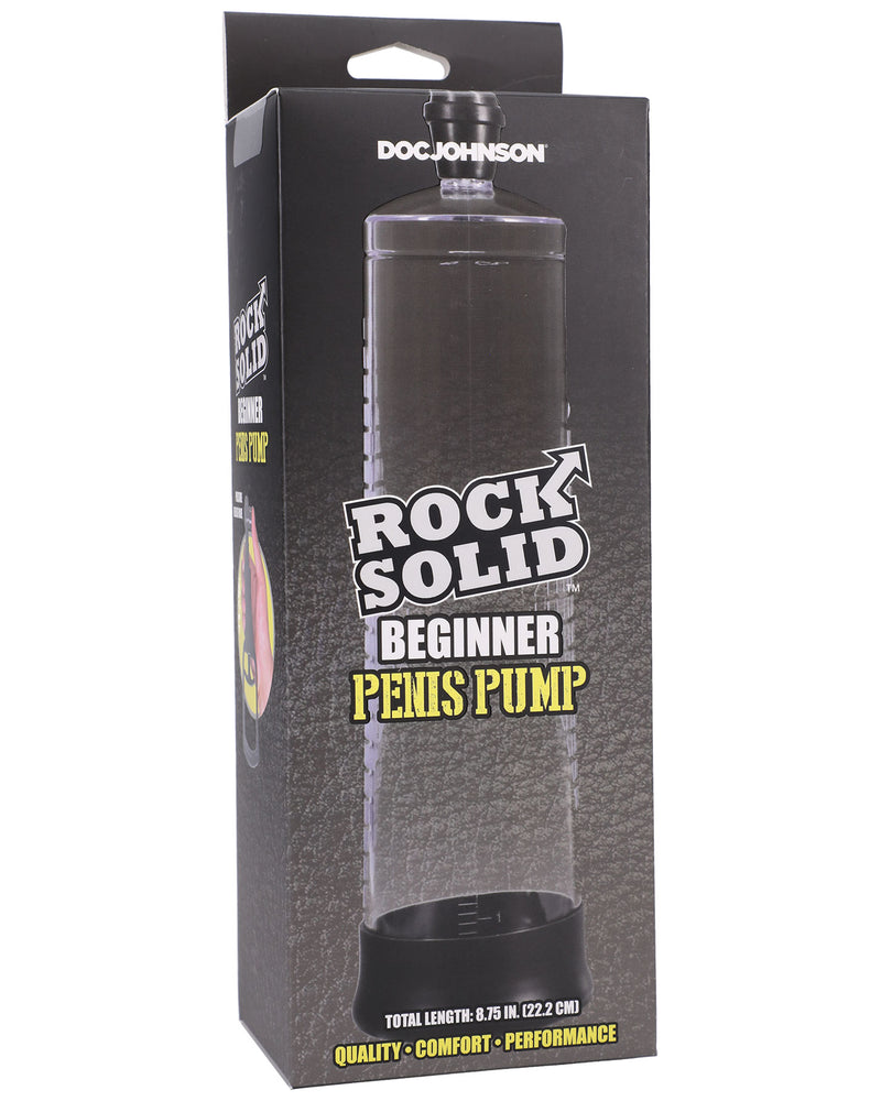 "Rock Solid - Beginner Penis Pump - Black/clear DJ3705-02-BX"
