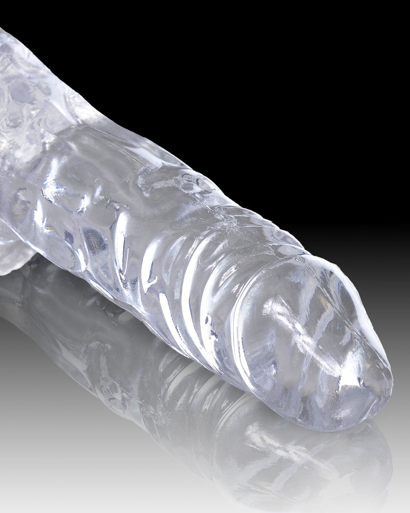 "King Cock Clear 4 Inch Cock With Balls PD5750-20"