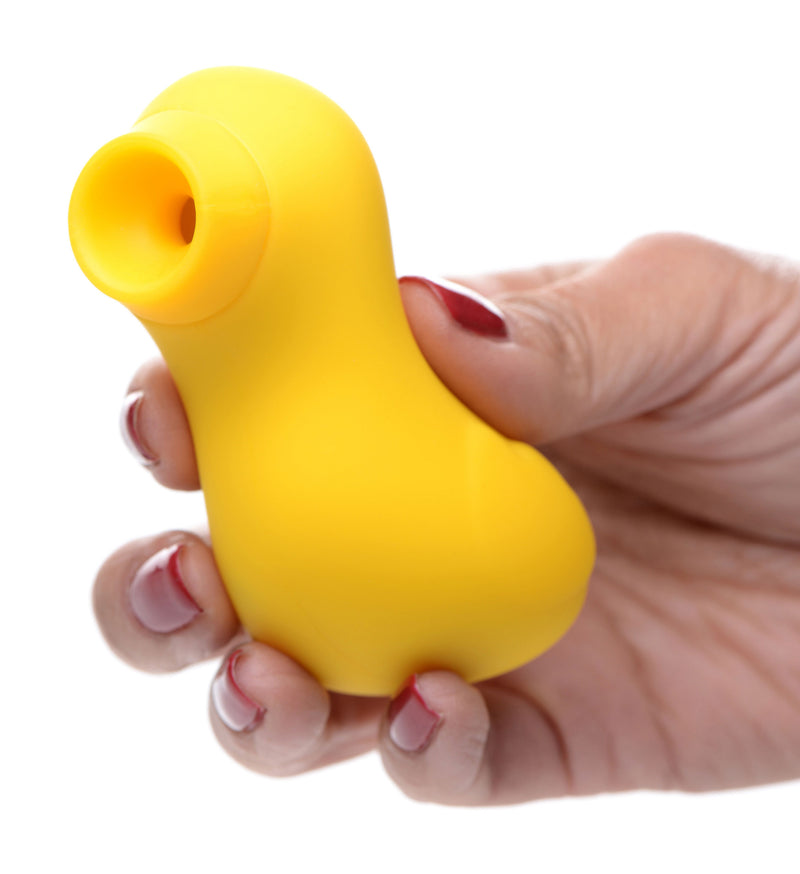 "Sucky Ducky Silicone Clitoral Stimulator - Yellow INM-AG685YLW"